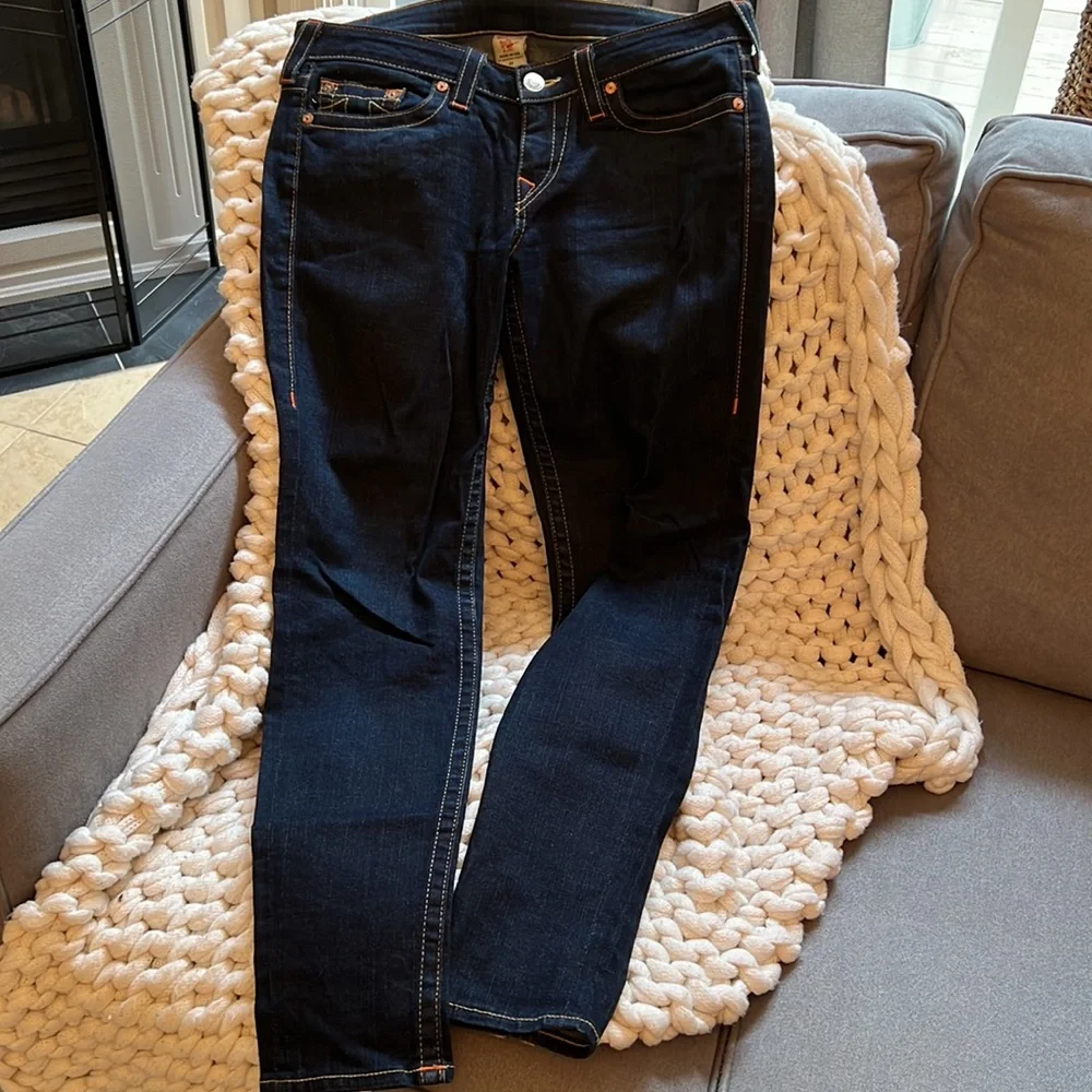 True Religion - LIKE NEW - Size 32 Dark Wash - Picture 5 of 5